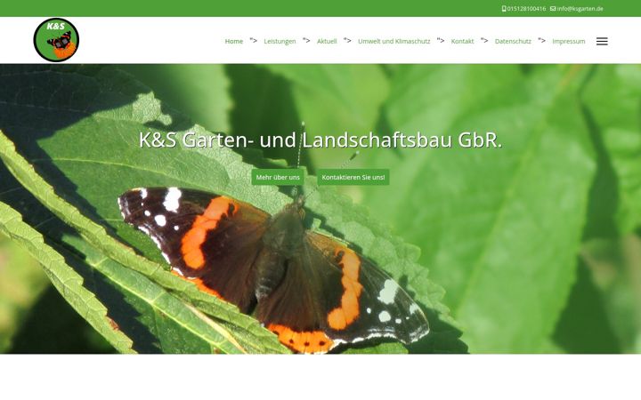 Screenshot of ksgarten.de