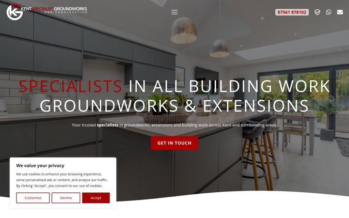 Screenshot of ksgc.co.uk