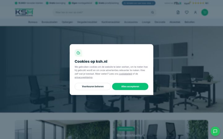 Screenshot of ksh.nl