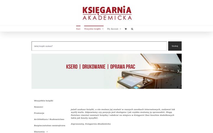 Screenshot of ksiegarnia-akademicka.pl