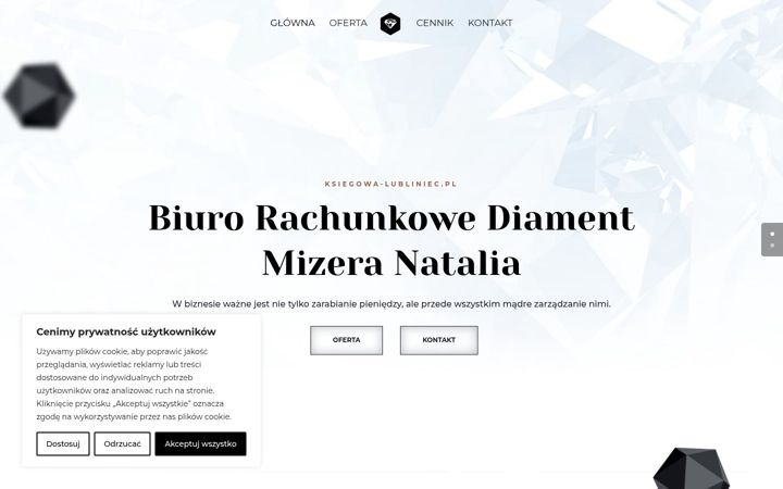 Screenshot of ksiegowa-lubliniec.pl