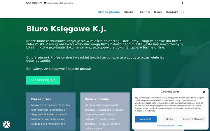 Screenshot of ksiegowakolobrzeg.com.pl