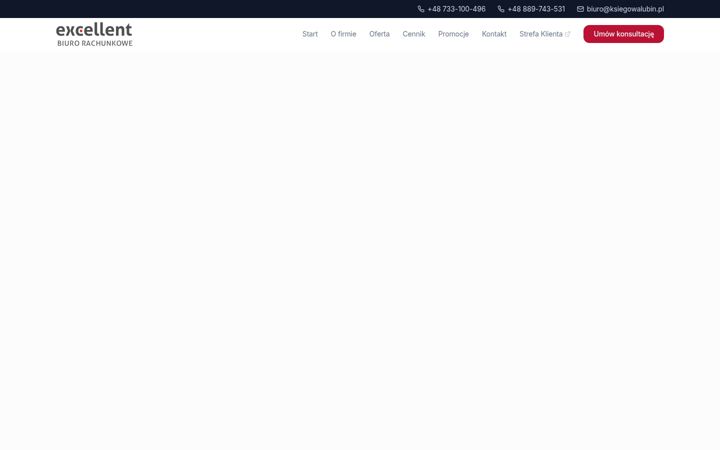 Screenshot of ksiegowalubin.pl
