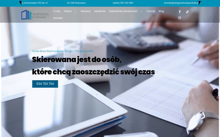 Screenshot of ksiegowatwojepodatki.pl