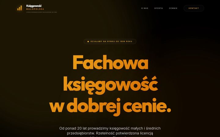 Screenshot of ksiegowosc-malopolska.pl