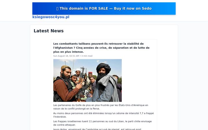 Screenshot of ksiegowosc4you.pl