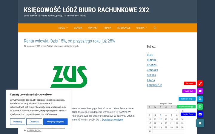 Screenshot of ksiegowosclodz.eu