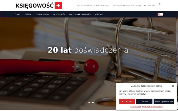 Screenshot of ksiegowoscplus.com.pl