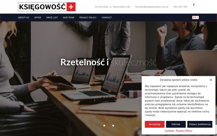 Screenshot of ksiegowoscplus.com