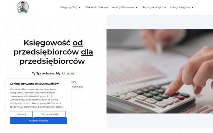 Screenshot of ksiegowywuj.pl