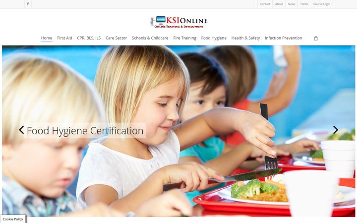 Screenshot di ksionlinelimited.com