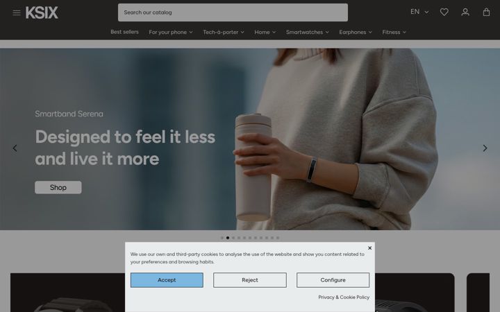 Screenshot of ksixmobile.com