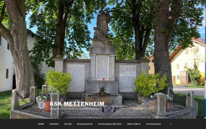 Screenshot of ksk-mettenheim.de