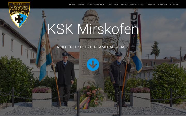 Screenshot of ksk-mirskofen.de