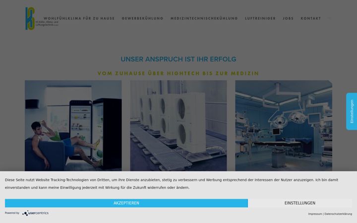 Screenshot of ksklimatechnik.de