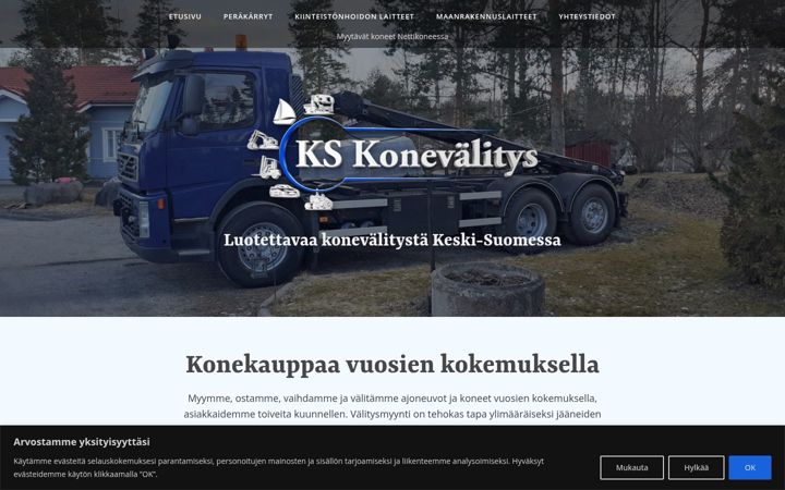 Screenshot of kskonevalitys.fi