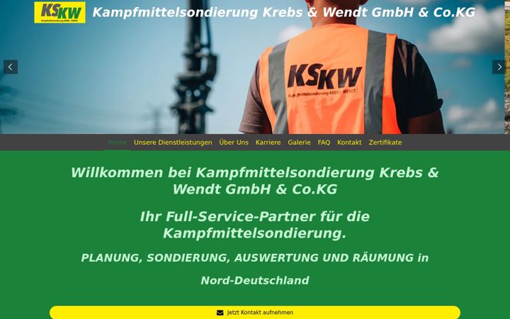 Screenshot of kskw.de