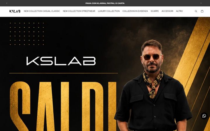 Screenshot of kslab.it