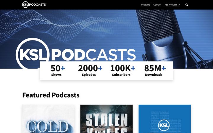 Screenshot of kslpodcasts.com