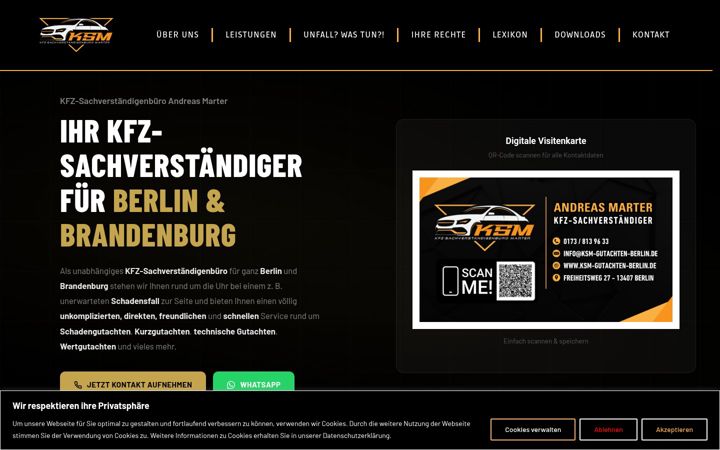 Screenshot of ksm-gutachten-berlin.de