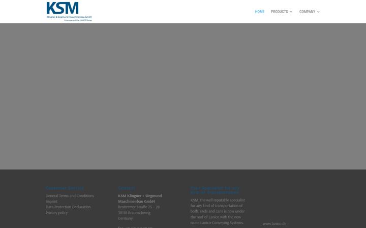 Screenshot di ksm-transport.com