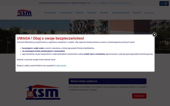 Screenshot of ksm.net.pl