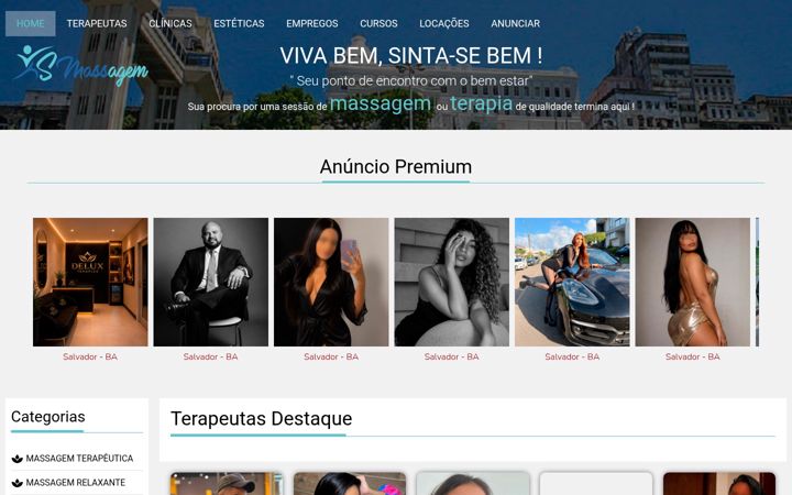 Screenshot of ksmassagem.com.br