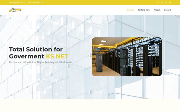 Screenshot von ksnet.net.id