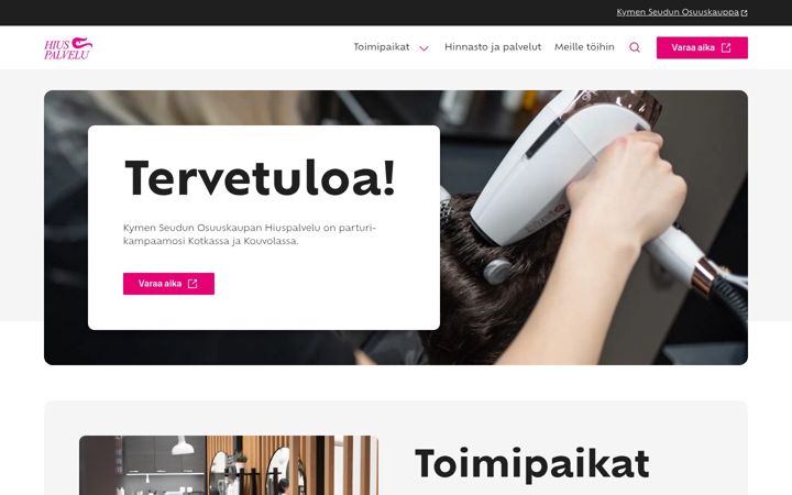 Screenshot of ksohiuspalvelu.fi