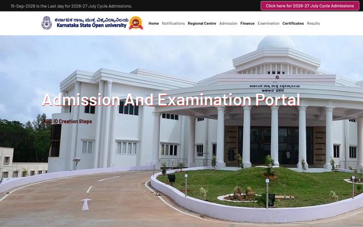 Screenshot of ksouportal.com