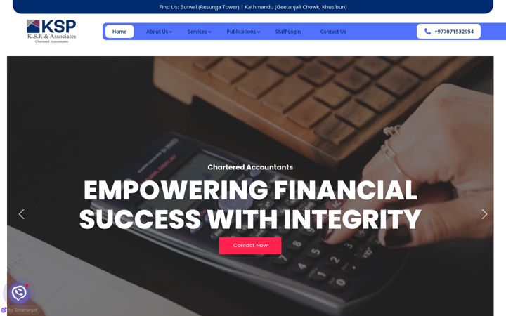 Screenshot di kspandassociates.com