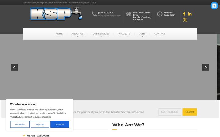 Screenshot di ksplumbinginc.com