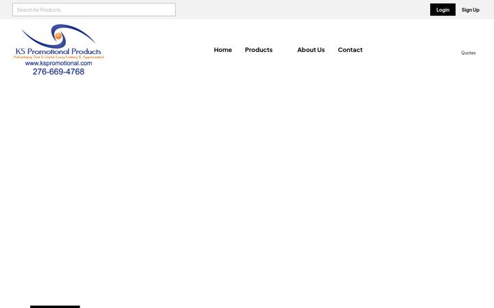 Screenshot of kspromotional.com