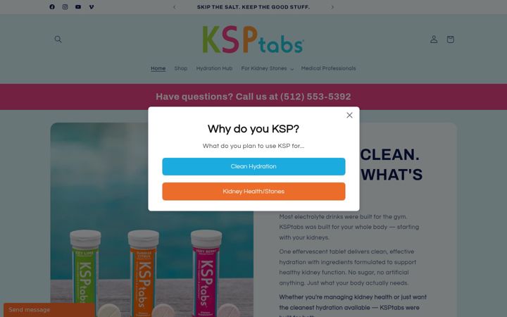 Screenshot di ksptabs.com