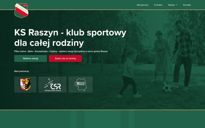 Screenshot of ksraszyn.pl