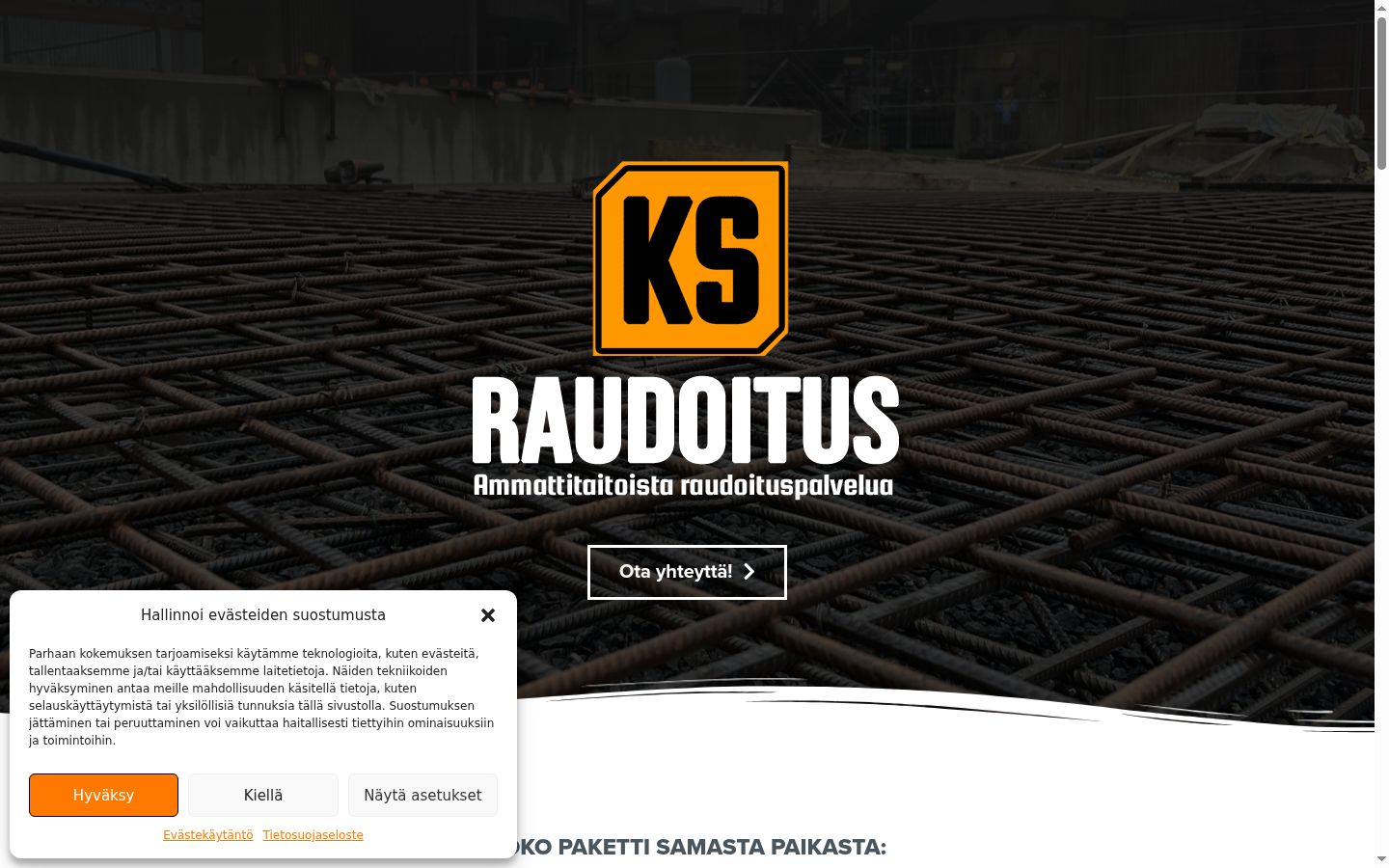 Zrzut ekranu banera zgody wyświetlanego przed jakąkolwiek interakcją