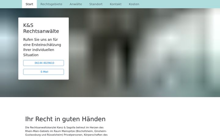 Screenshot of ksrechtsanwaelte.de
