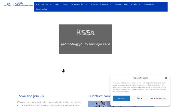 Screenshot of kssa.co.uk