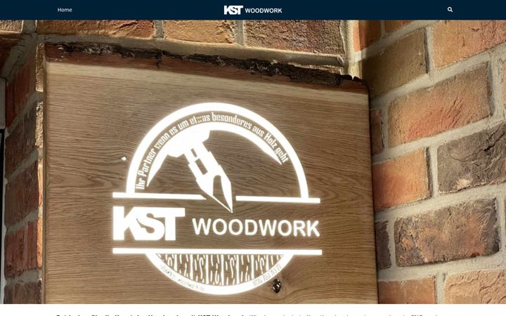 Screenshot of kst-woodwork.de