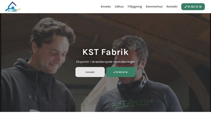 Screenshot of kstfabrik.dk