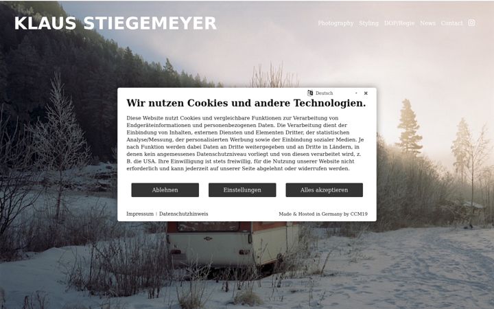 Screenshot of kstiegemeyer.de