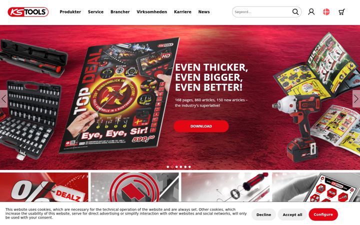 Skärmbild av kstools.com