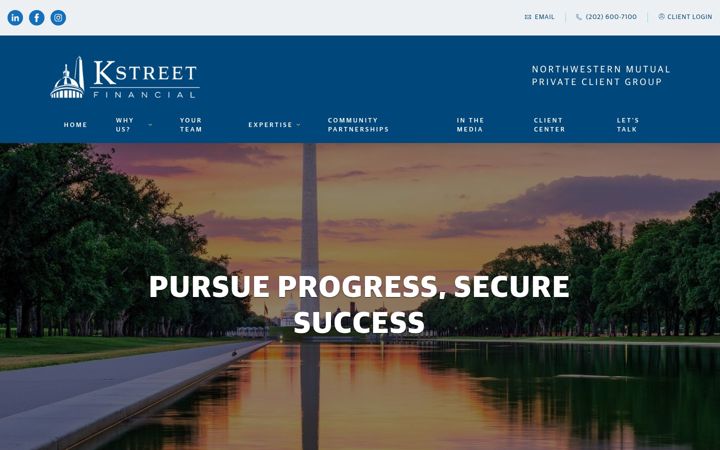 Screenshot of kstreetfinancial.com