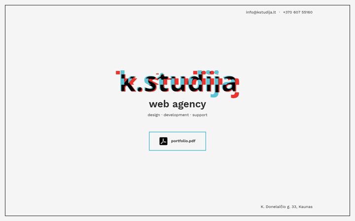 Screenshot of kstudija.lt