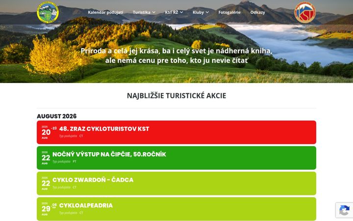 Screenshot of kstza.sk