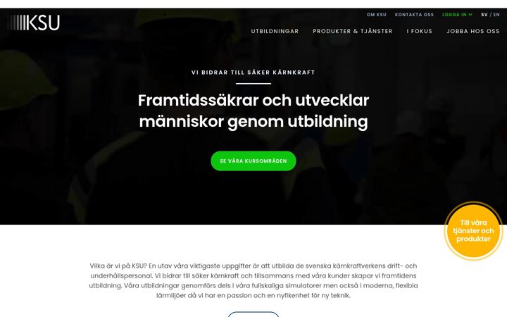 Screenshot of ksu.se