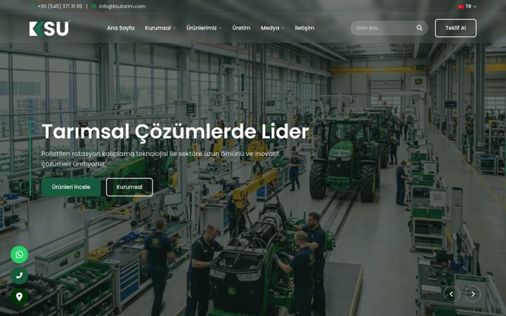 Screenshot of ksutarim.com