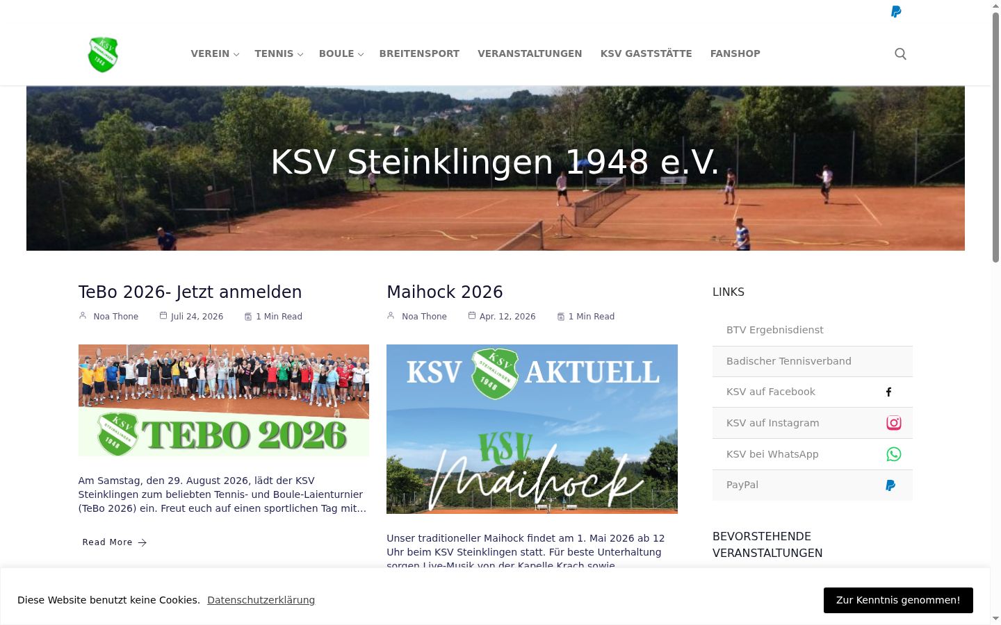 Screenshot van de toestemmingsbanner zoals getoond vóór enige interactie