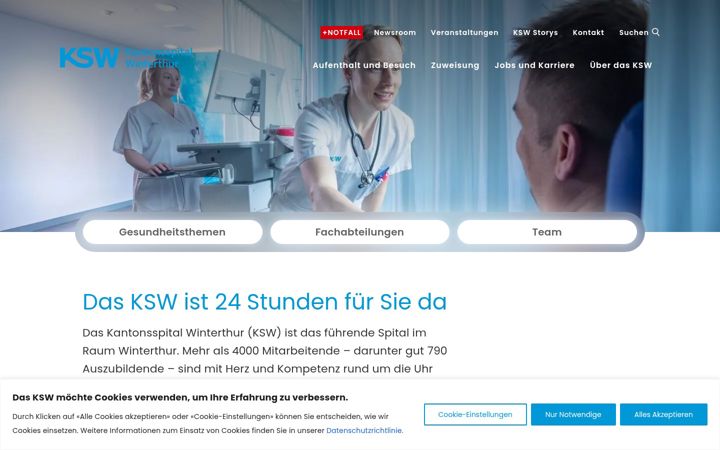 Screenshot of ksw.ch