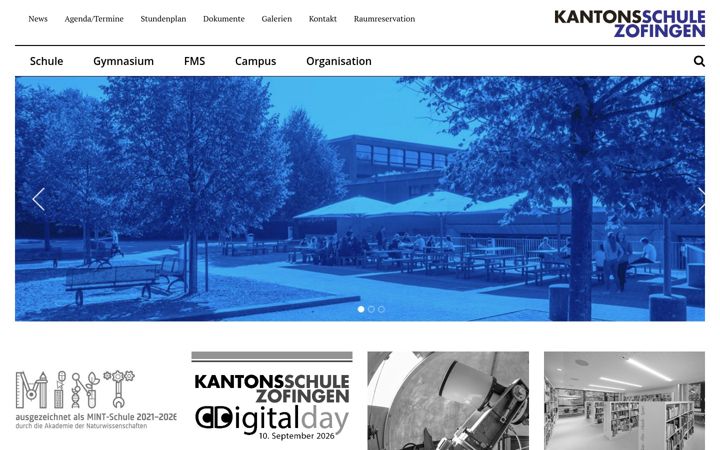 Screenshot of kszofingen.ch